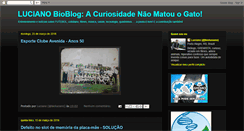 Desktop Screenshot of lucianobioblog.blogspot.com