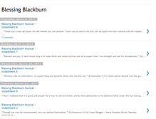 Tablet Screenshot of blessingblackburn.blogspot.com