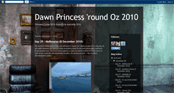 Desktop Screenshot of dawnprincessaustraliatour2010.blogspot.com