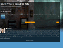Tablet Screenshot of dawnprincessaustraliatour2010.blogspot.com