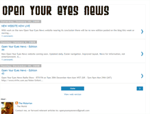 Tablet Screenshot of openyoureyesnews.blogspot.com