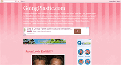 Desktop Screenshot of goingplastic.blogspot.com