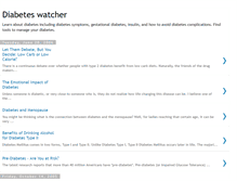 Tablet Screenshot of diabetes100.blogspot.com
