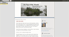 Desktop Screenshot of ontopoftheworldblog.blogspot.com