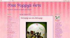 Desktop Screenshot of misspoppysarts.blogspot.com