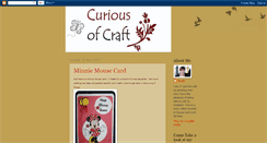 Desktop Screenshot of curiousofcraft.blogspot.com