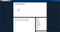 Desktop Screenshot of gamesdownload-net.blogspot.com