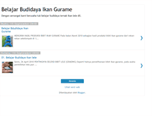 Tablet Screenshot of belajarbudidayaikanlele.blogspot.com