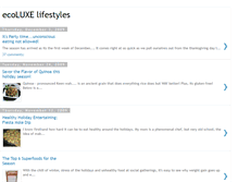 Tablet Screenshot of ecoluxelifestyles.blogspot.com
