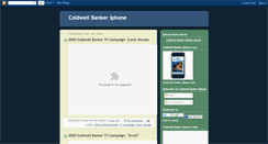 Desktop Screenshot of coldwellbankeriphone.blogspot.com