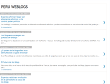 Tablet Screenshot of peruweblogs.blogspot.com