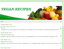 Tablet Screenshot of freeveganrecipes.blogspot.com