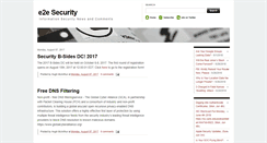 Desktop Screenshot of e2e-security.blogspot.com