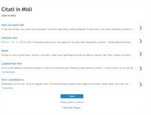 Tablet Screenshot of citati-misli.blogspot.com