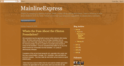 Desktop Screenshot of mainlineexpress.blogspot.com