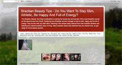 Desktop Screenshot of brazilianbeautytips.blogspot.com