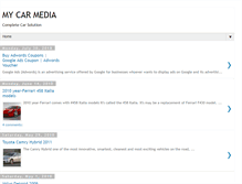Tablet Screenshot of mycarmedia.blogspot.com