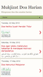 Mobile Screenshot of mukjizat-doa-harian.blogspot.com