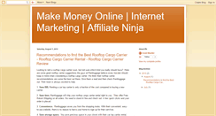 Desktop Screenshot of affiliateninja.blogspot.com