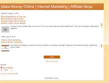Tablet Screenshot of affiliateninja.blogspot.com