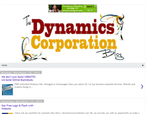 Tablet Screenshot of dynamicscorporation.blogspot.com