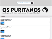 Tablet Screenshot of ospuritanos.blogspot.com