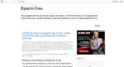 Desktop Screenshot of elespaciocrea.blogspot.com