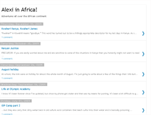 Tablet Screenshot of alexiinafrica.blogspot.com