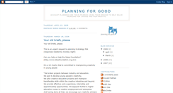 Desktop Screenshot of planningforgood.blogspot.com