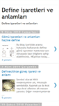 Mobile Screenshot of define-isaretleri-anlamlari.blogspot.com