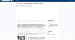 Desktop Screenshot of 1touchsolution.blogspot.com