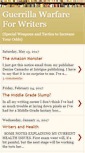Mobile Screenshot of guerrillawarfareforwriters.blogspot.com