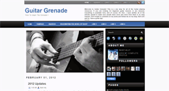 Desktop Screenshot of guitargrenade.blogspot.com