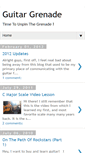 Mobile Screenshot of guitargrenade.blogspot.com