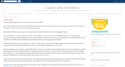 Desktop Screenshot of cakesandbunting.blogspot.com
