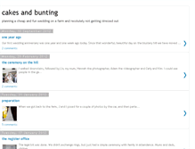 Tablet Screenshot of cakesandbunting.blogspot.com