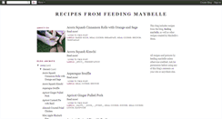 Desktop Screenshot of feedingmaybellerecipes.blogspot.com