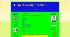 Desktop Screenshot of bursadoktorlarrehberi.blogspot.com