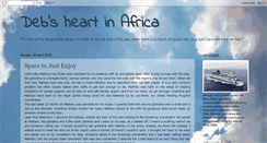 Desktop Screenshot of debsheartinafrica.blogspot.com
