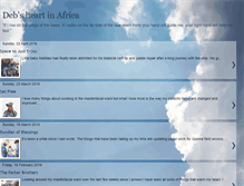 Tablet Screenshot of debsheartinafrica.blogspot.com