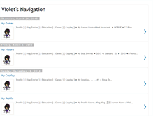 Tablet Screenshot of ketsu--violetskekkai.blogspot.com