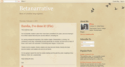 Desktop Screenshot of betanarrative.blogspot.com