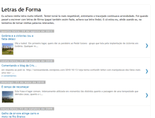 Tablet Screenshot of letrasdeforma.blogspot.com