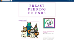 Desktop Screenshot of breastfeedingfriends.blogspot.com