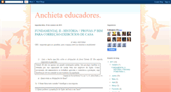 Desktop Screenshot of anchietaeducadores.blogspot.com