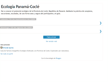 Tablet Screenshot of ecopanamacocle.blogspot.com