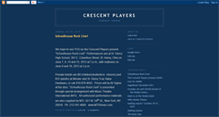 Desktop Screenshot of crescentplayers.blogspot.com