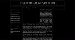 Desktop Screenshot of ideasderegaloscumpleanos.blogspot.com