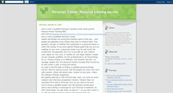 Desktop Screenshot of personalfitnesstraining.blogspot.com