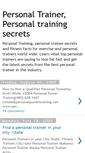 Mobile Screenshot of personalfitnesstraining.blogspot.com